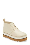Stella Mccartney Sneakelyse Platform Chukka Boot In Cream