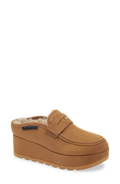 Stella Mccartney Sneakelyse Platform Loafer Mule In Brown