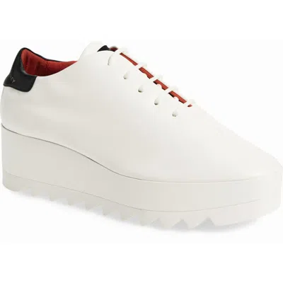 Stella Mccartney Sneakelyse Platform Sneaker In White