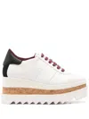Stella Mccartney Stella Mc Cartney Sneak Elyse Wedge Sneakers In White