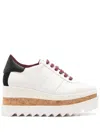 Stella Mccartney Stella Mc Cartney Sneak Elyse Wedge Sneakers In White