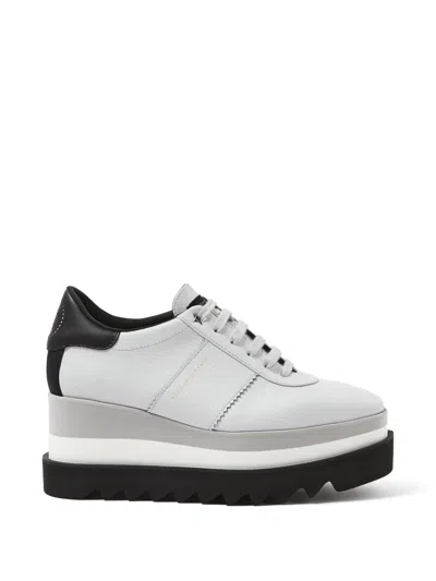 Stella Mccartney Sneakelyse Platform-sole Sneakers In Gray