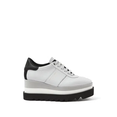 Stella Mccartney Sneakelyse Platform-sole Sneakers In Gray