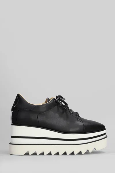 STELLA MCCARTNEY SNEAKELYSE SNEAKERS IN BLACK POLYURETAN