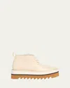 Stella Mccartney Sneakelyse Platform Chukka Boot In Cream
