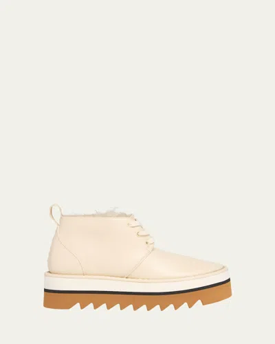 Stella Mccartney Sneak-elyse Desert Boots In Beige
