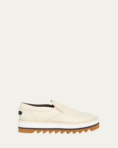 Stella Mccartney Sneakelyse Vegan Platform Sneakers In Cream