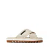 Stella Mccartney Slide Sandals With Application In Neutral