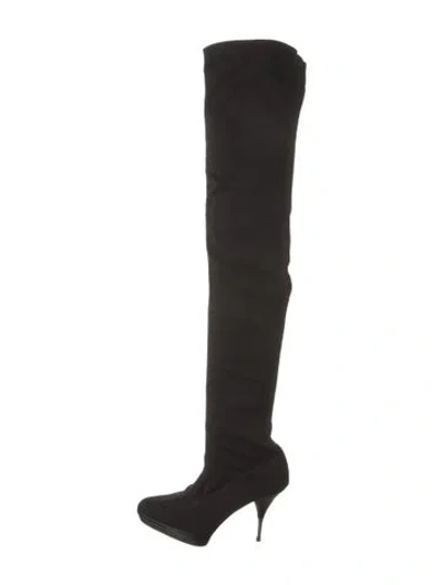 Pre-owned Stella Mccartney Sock Boots In Black