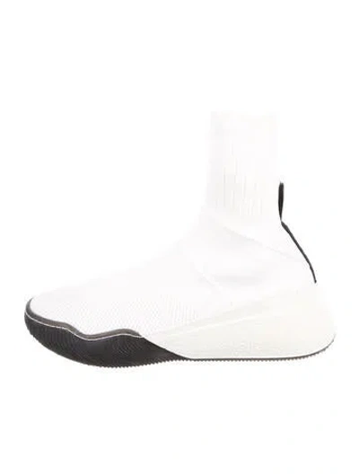 Pre-owned Stella Mccartney Sock Sneakers In White