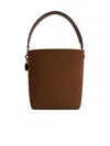 Stella Mccartney 'soft' Brown Suede Crossbody Bag In Brown