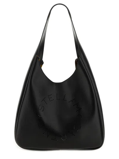 Stella Mccartney Soft Hobo Tote Bag In Black