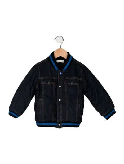Pre-owned Stella Mccartney Babies' Solid Denim Jacket In Blue
