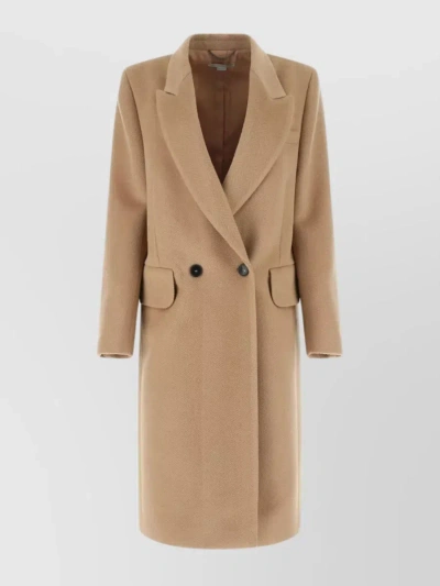 STELLA MCCARTNEY SOPHISTICATED WOOL COAT WITH NOTCH LAPELS