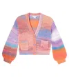 Stella Mccartney Space-dyed Cardigan In Multi
