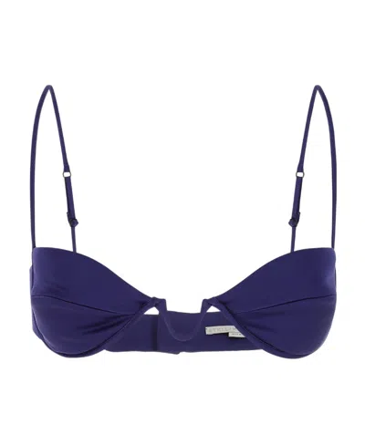 STELLA MCCARTNEY STELLA MCCARTNEY SPAGHETTI STRAPPED SATIN BRA TOP