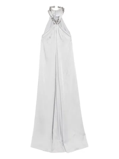 Stella Mccartney Sphere-embellished Gown In White
