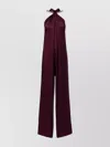 Stella Mccartney Sphere Embellished Jumpsuit Halterneck Wide Leg