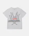 Stella Mccartney Spider Graphic T-shirt In Gray