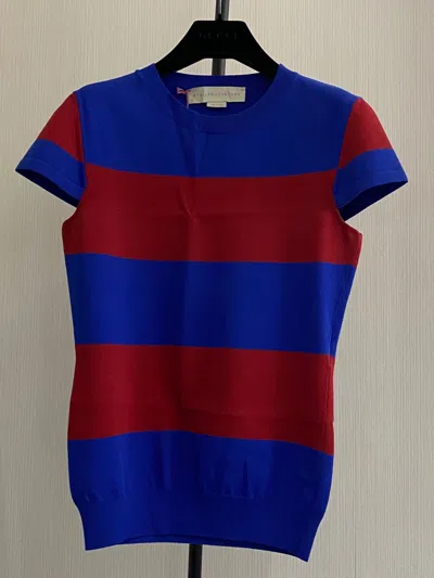 Stella Mccartney Spliced T-shirt In Blue