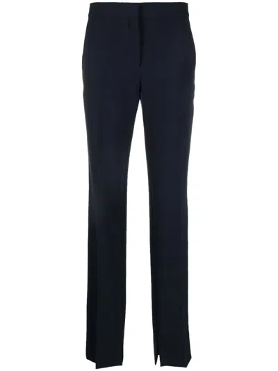 Stella Mccartney Slim-fit Tailored Pants In Azul