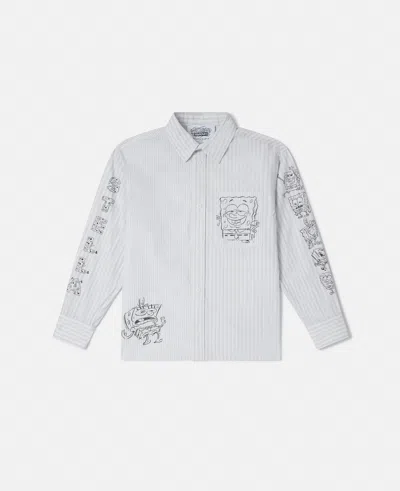 Stella Mccartney Sponge Bob Graphic Shirt In Cream