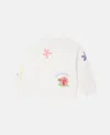 Stella Mccartney Sponge Bob Graphic Sweatshirt In Cream