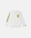 Stella Mccartney Spongebob Graphic Long Sleeve T-shirt In Cream