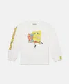 Stella Mccartney Spongebob Graphic Sweatshirt In Cream
