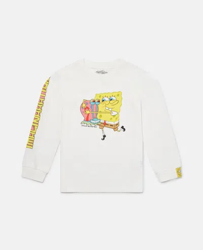 Stella Mccartney Spongebob Graphic Sweatshirt In Cream