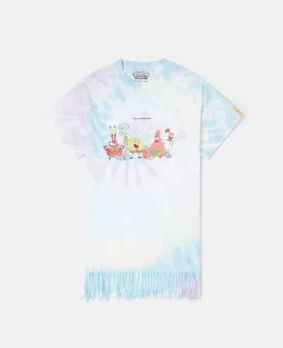 Stella Mccartney Spongebob Graphic Tie-dye T-shirt In Multicolour