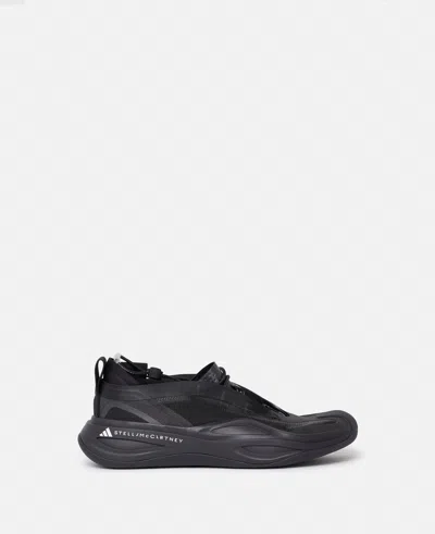 Stella Mccartney Sportswear Low Ground Running Sneakers In Black