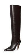 Stella Mccartney Spur Brushed Alter Mat Boots Chocolate Brown