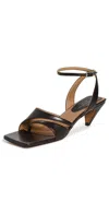 Stella Mccartney Spur Vegan Ankle-strap Sandals In Brown