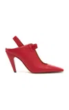 Stella Mccartney Spur Eco Alter Mat Slingback Pumps In Red