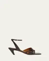 Stella Mccartney Spur Vegan Ankle-strap Sandals In Brown