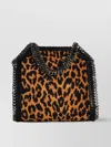 Stella Mccartney Square Animal Print Chain Strap Shoulder Bag