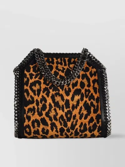 Stella Mccartney Square Animal Print Chain Strap Shoulder Bag