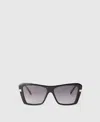 Stella Mccartney Square Cat-eye Sunglasses In Black