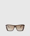Stella Mccartney Square Cat-eye Sunglasses In Brown