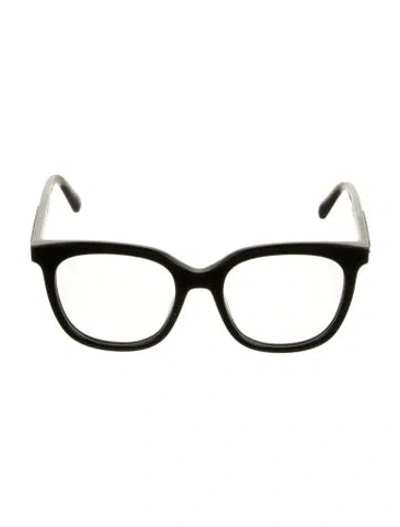 Pre-owned Stella Mccartney Square Eyeglasses In Black