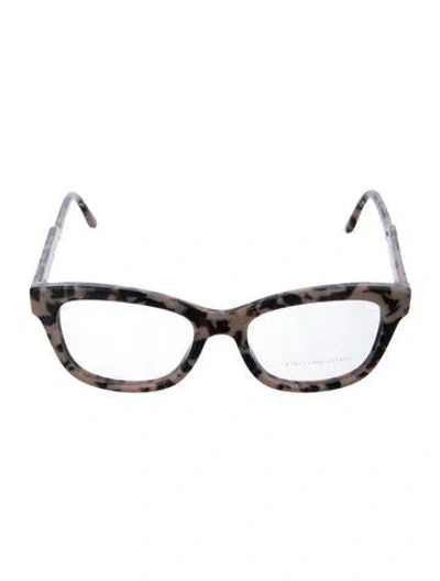 Pre-owned Stella Mccartney Square Eyeglasses In Brown