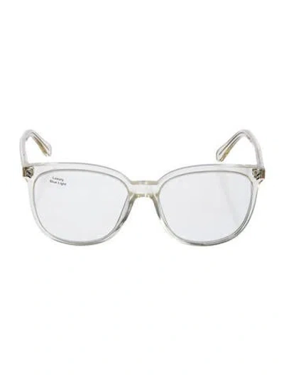 Pre-owned Stella Mccartney Square Eyeglasses In Clear/neutrals