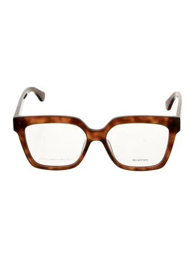 Pre-owned Stella Mccartney Square Eyeglasses W/ Tags In Brown