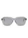 Stella Mccartney Square-frame Sunglasses In Gray