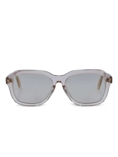 Stella Mccartney Square-frame Sunglasses In Gray