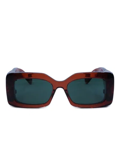 Stella Mccartney Square-frame Sunglasses In Red