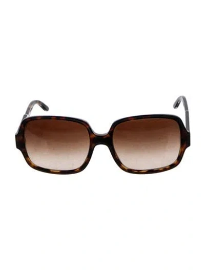 Pre-owned Stella Mccartney Square Gradient Sunglasses In Green