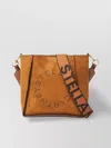 Stella Mccartney Perforated Logo Square Crossbody Bag