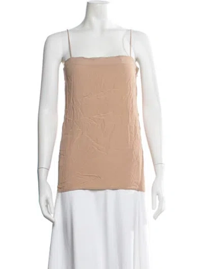 Pre-owned Stella Mccartney Square Neckline Sleeveless Top In Neutral